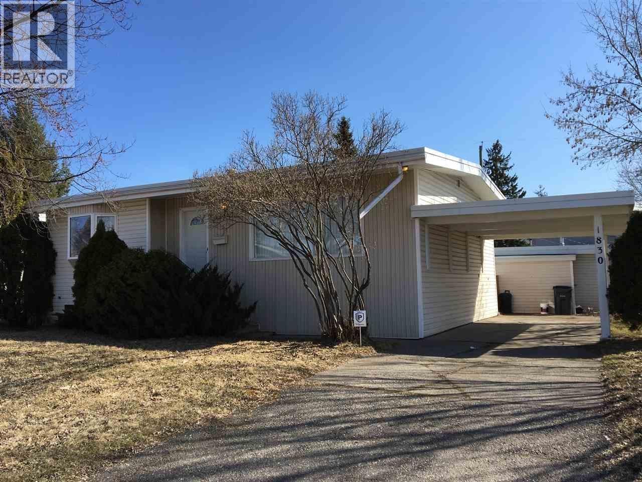 1830 TAMARACK STREET, Prince George, British Columbia